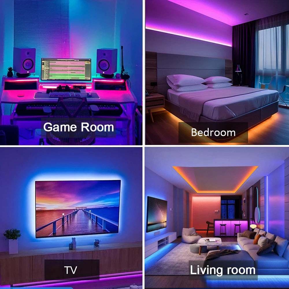 Tira LED RGB con Control por App y Sincronización Musical