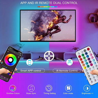 Tira LED RGB con Control por App y Sincronización Musical