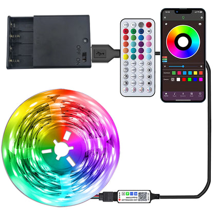 Tira LED RGB con Control por App y Sincronización Musical